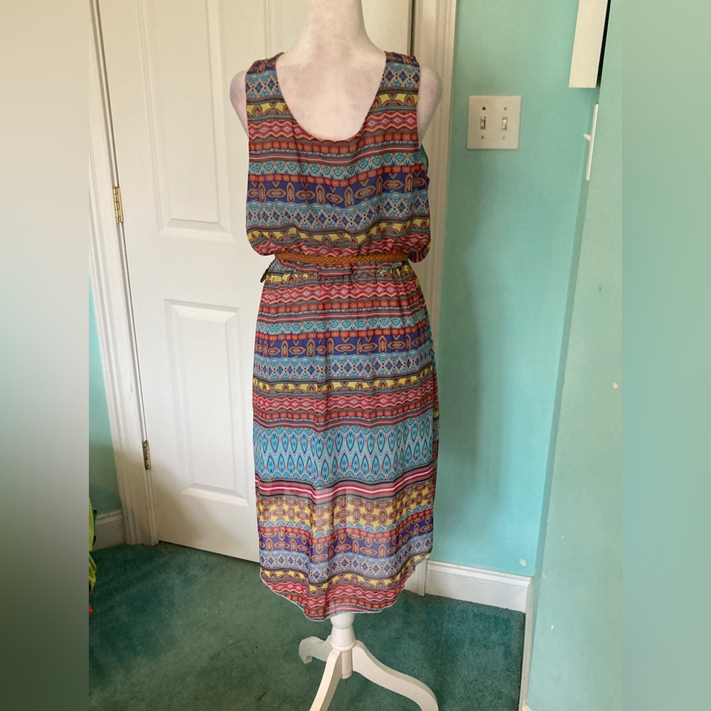 Love Reign Multicolored Geometric Pattern Sleevel… - image 7